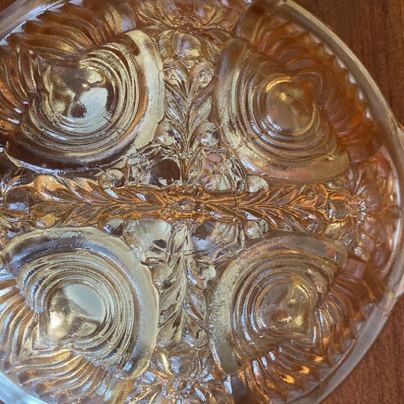 Carnival glass divided dishes - Picture 6 of 6